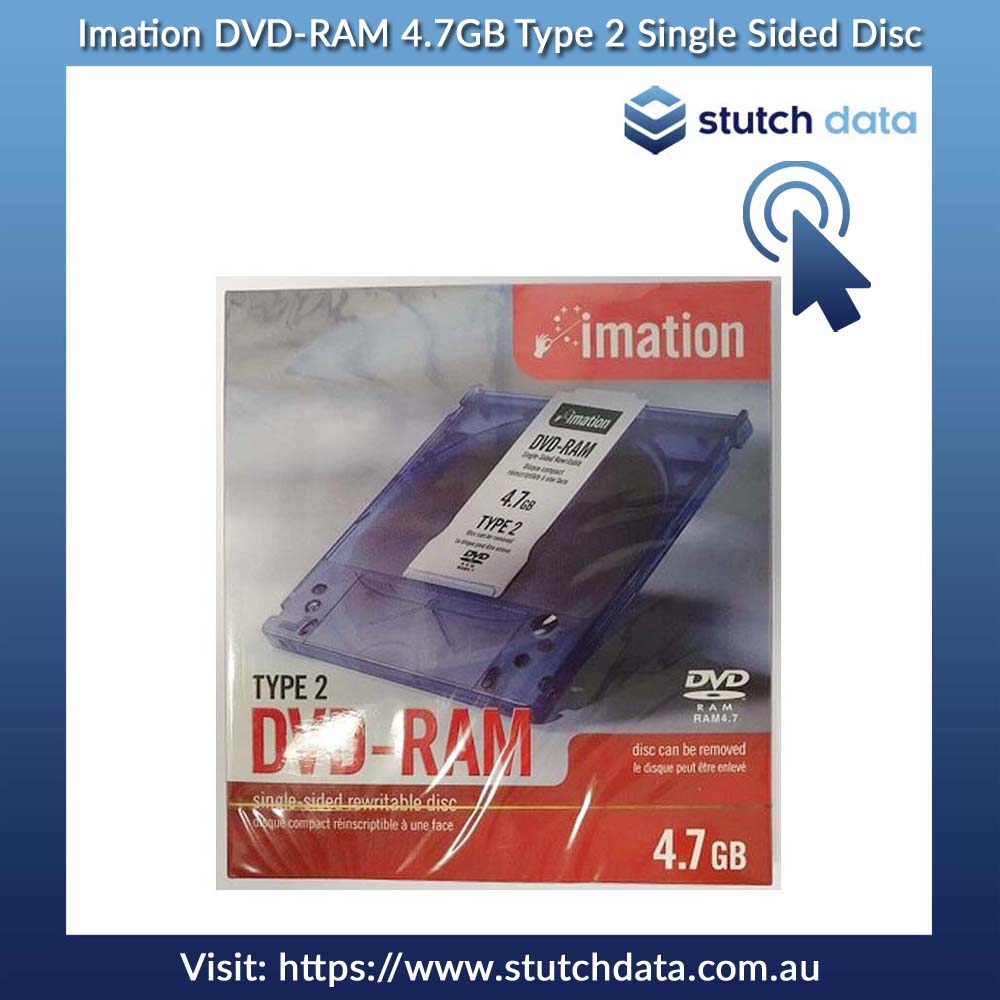 Imation DVDRAM 4.7GB Type 2 Single Sided Disc