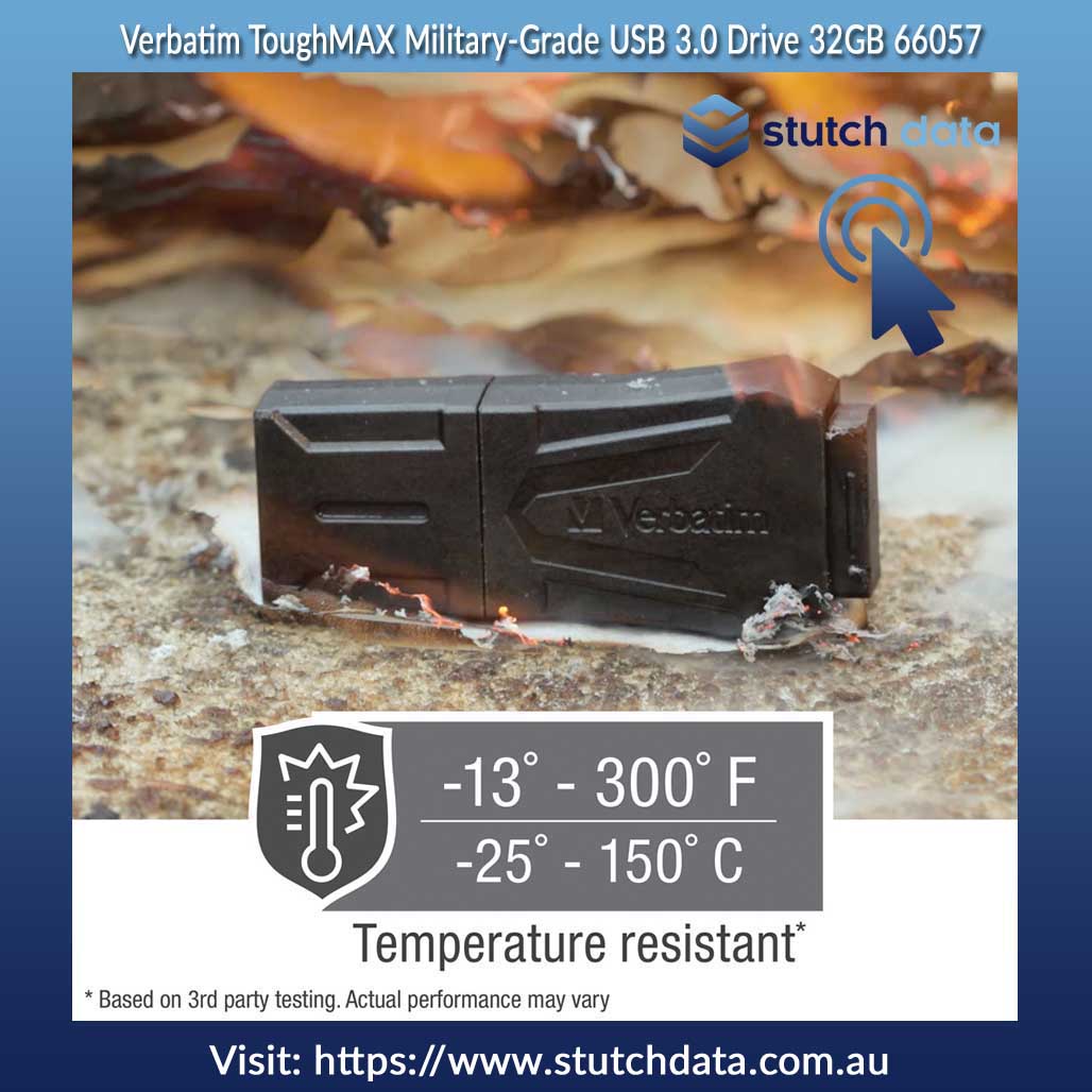 Image of Verbatim ToughMAX Military-Grade USB 3.0 Drive 32GB 66057 temperature resistant